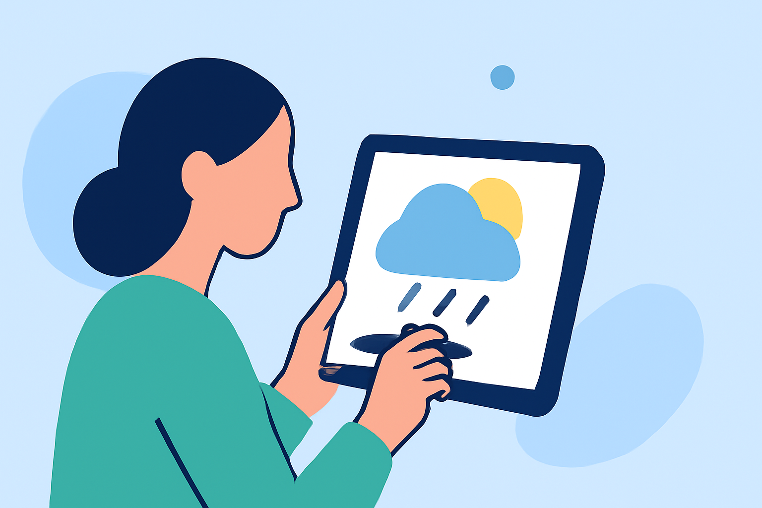 Weather for Outdoor Painting for Beginners on iPad