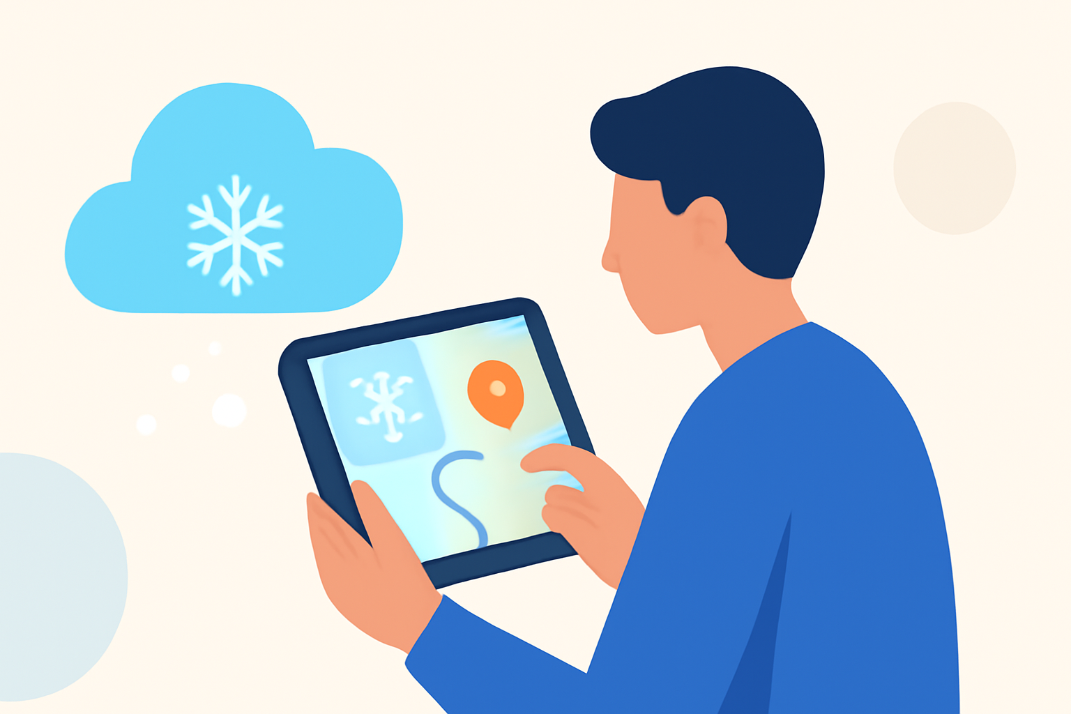 Planning Winter Trips Around Snowstorms: A Step-by-Step Guide on Your iPad