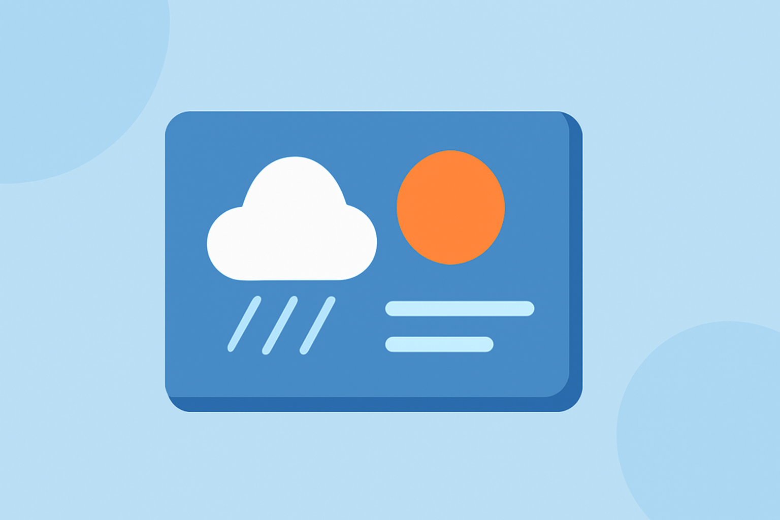 Weather Widgets Cheat Sheet for Travelers