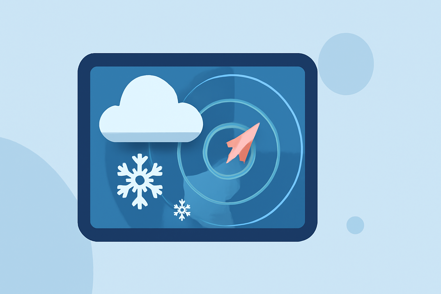 Animated Weather Radar Examples During Winter Storms