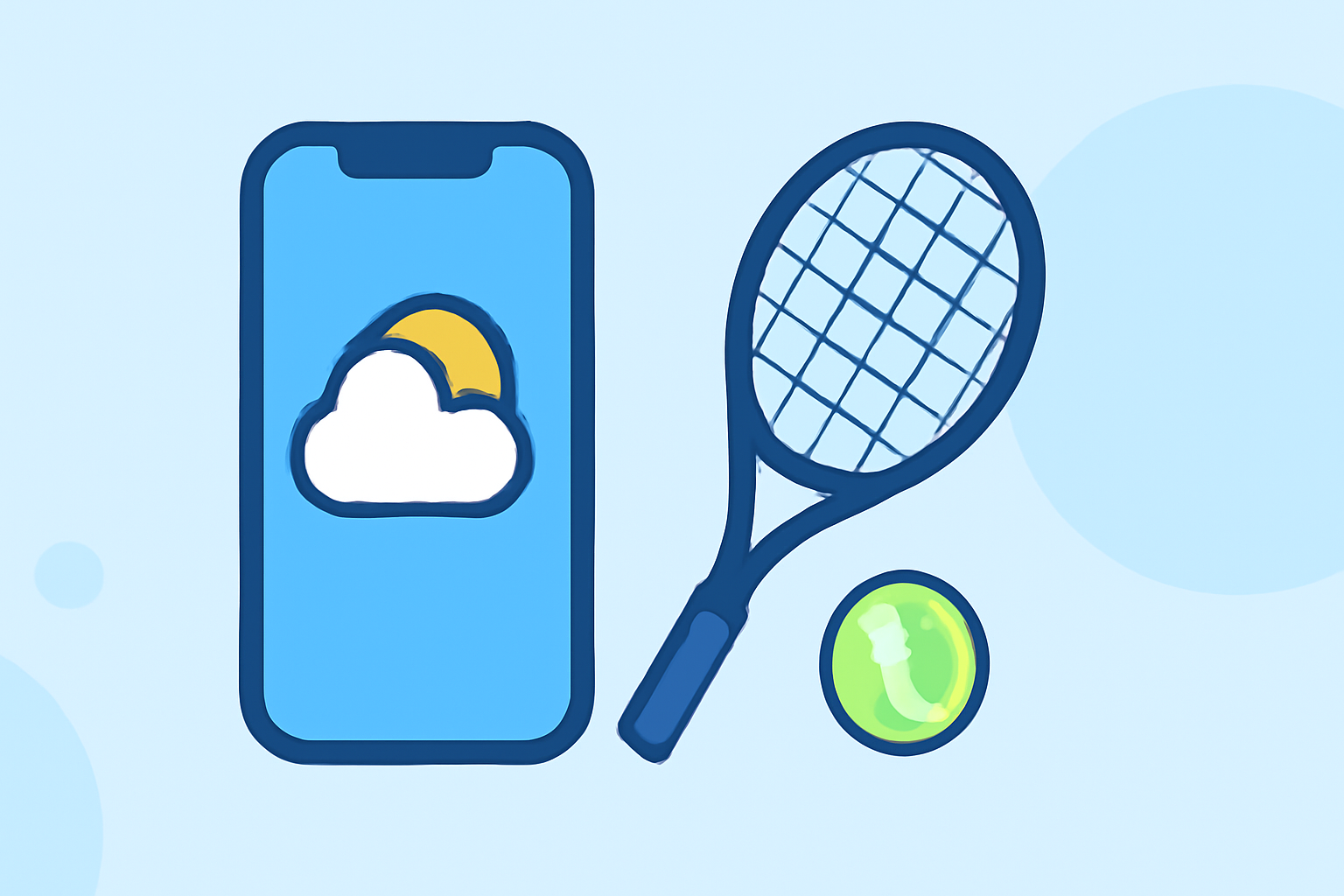 Mastering the iPhone Weather App for Tennis Enthusiasts