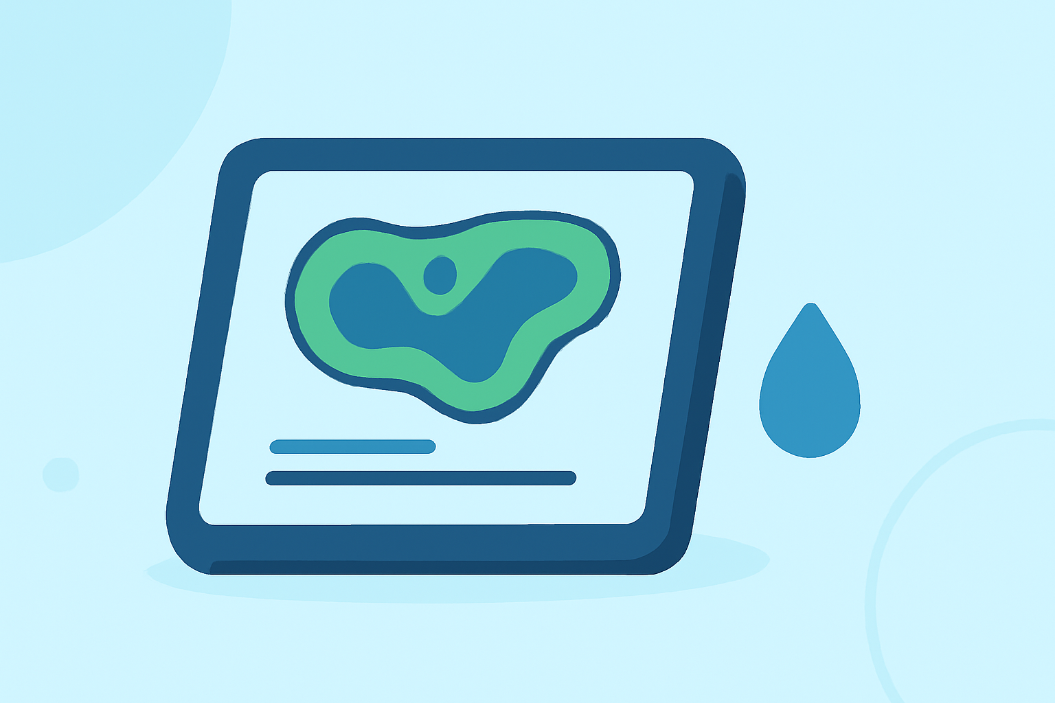 Understanding Water Accumulation Maps on Smart Displays