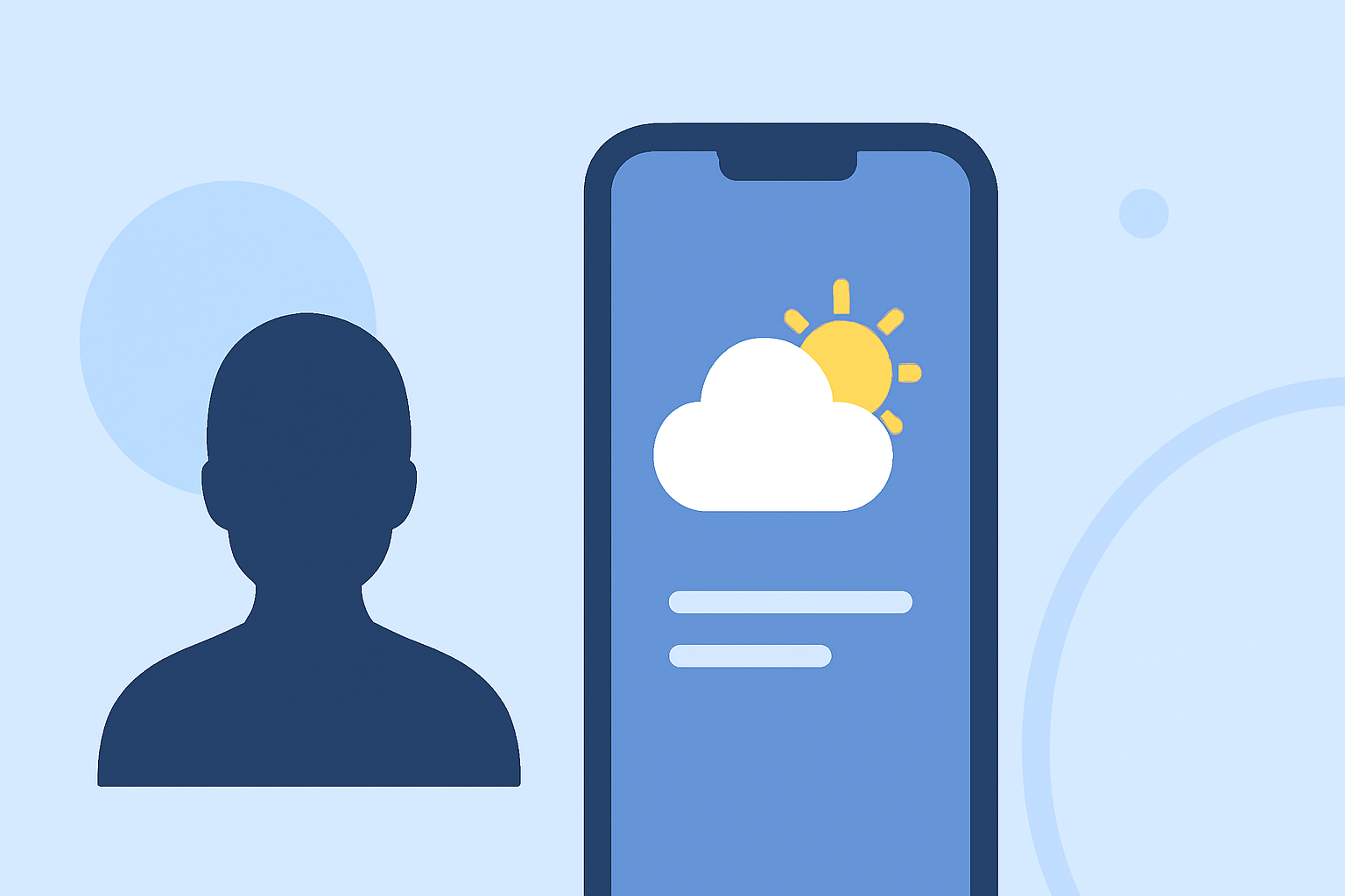 Easy Weather Notifications for Travelers on Mobile