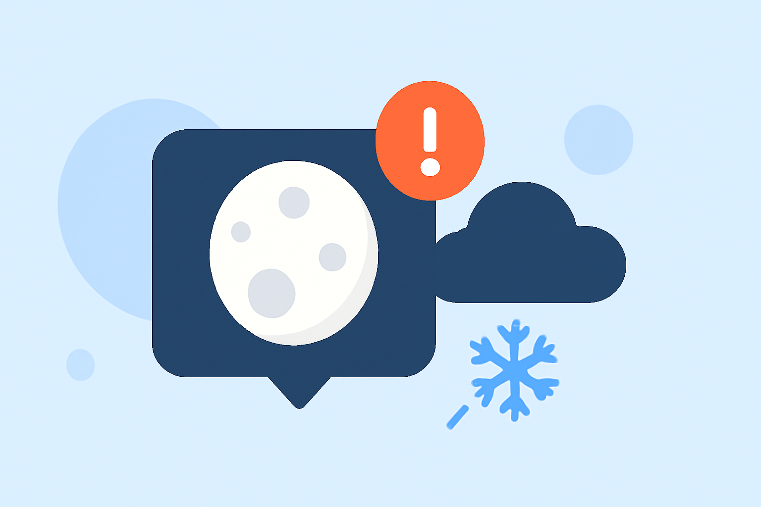 Understanding Full Moon Notifications During Winter Storms