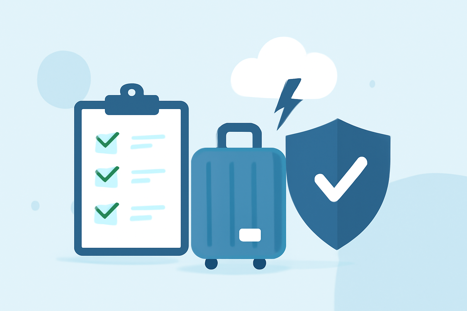 Travel Insurance and Storms Checklist for Holiday Travel