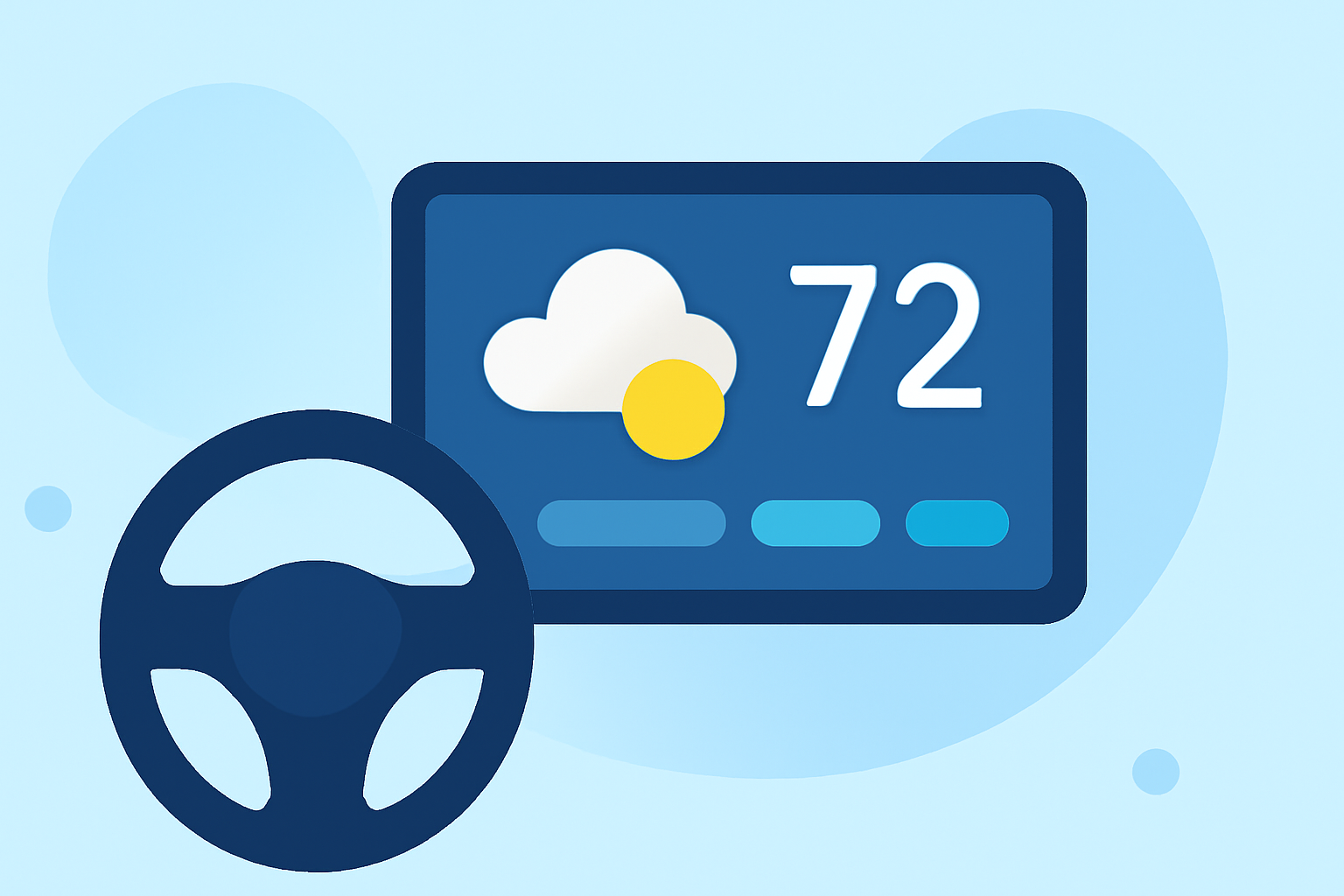 Understanding In-Car Weather Stack Widgets