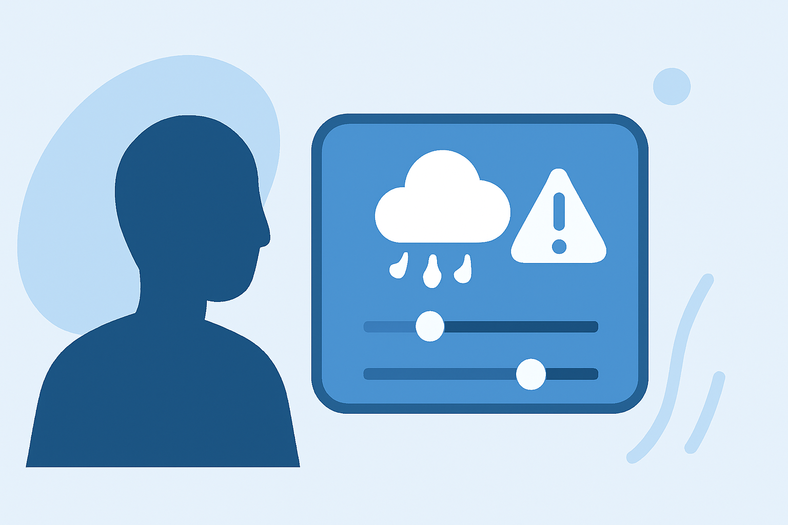 Weather Alert Customization Checklist in the Car