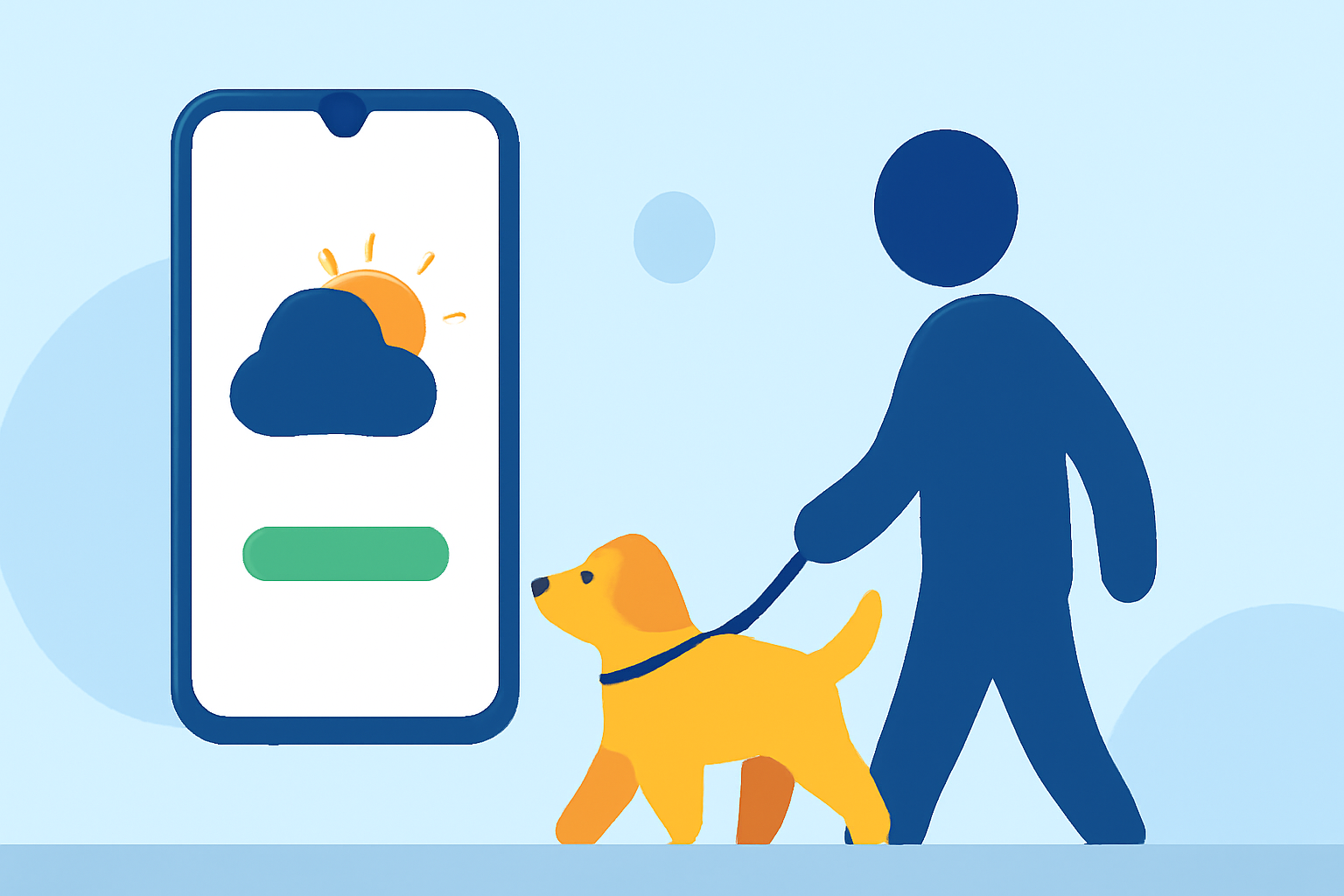 Weather for Pet Walking Guide on Android