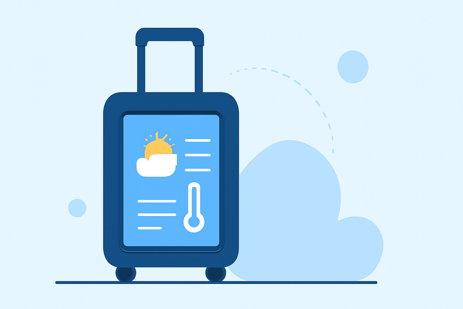 Enhancing Travel with Weather-Aware Smart Luggage Displays