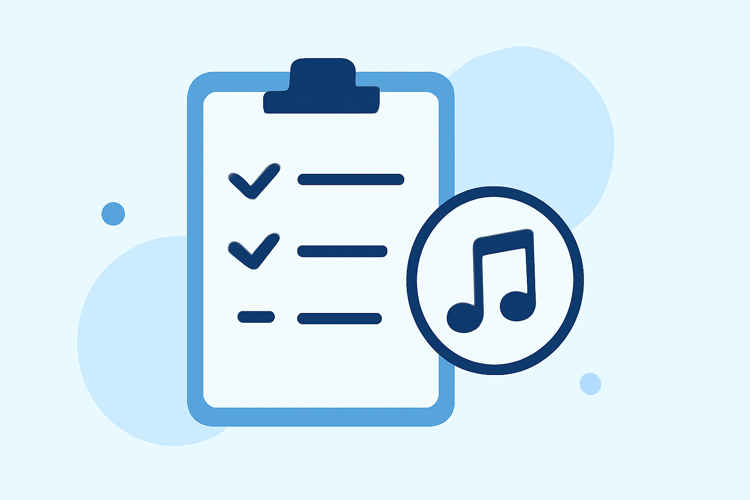 Destination Arrival with Music Checklist in Under 10 Minutes