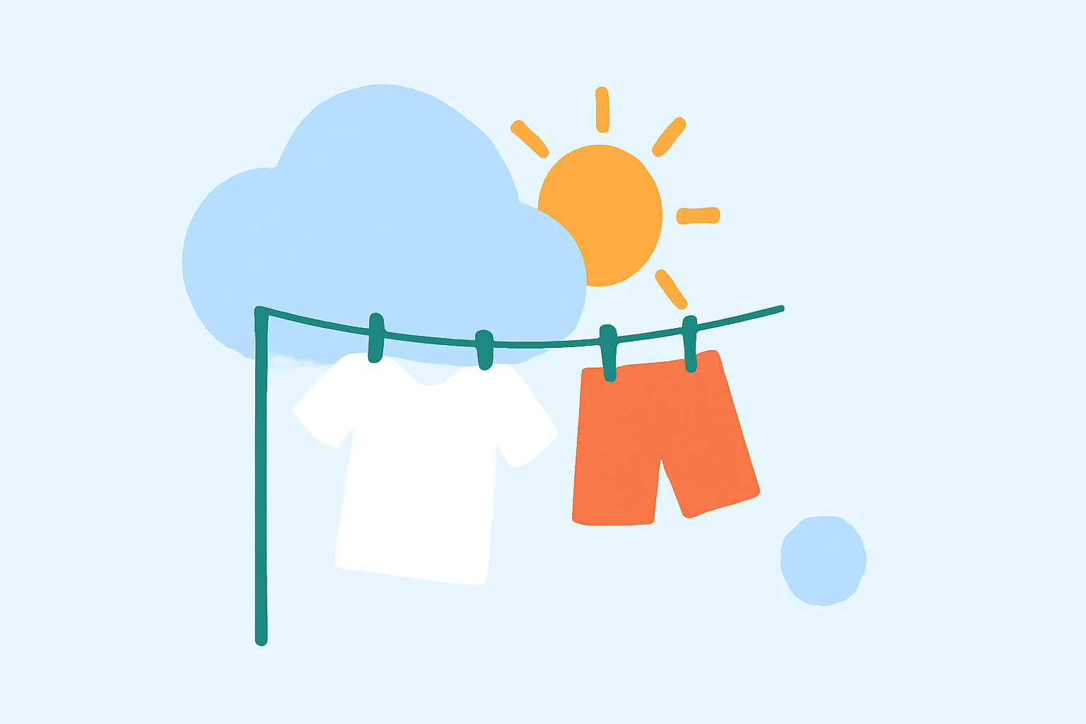 Easy Weather for Outdoor Laundry the Easy Way