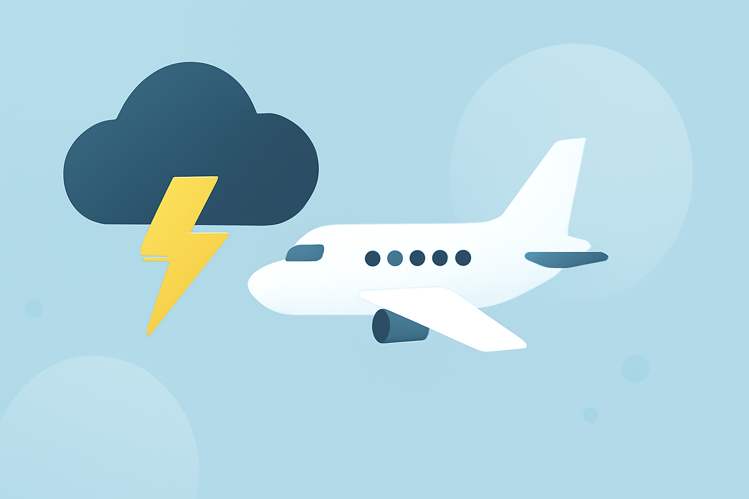 Understanding Flight Delays Due to Thunderstorms and How Planes Live Can Help