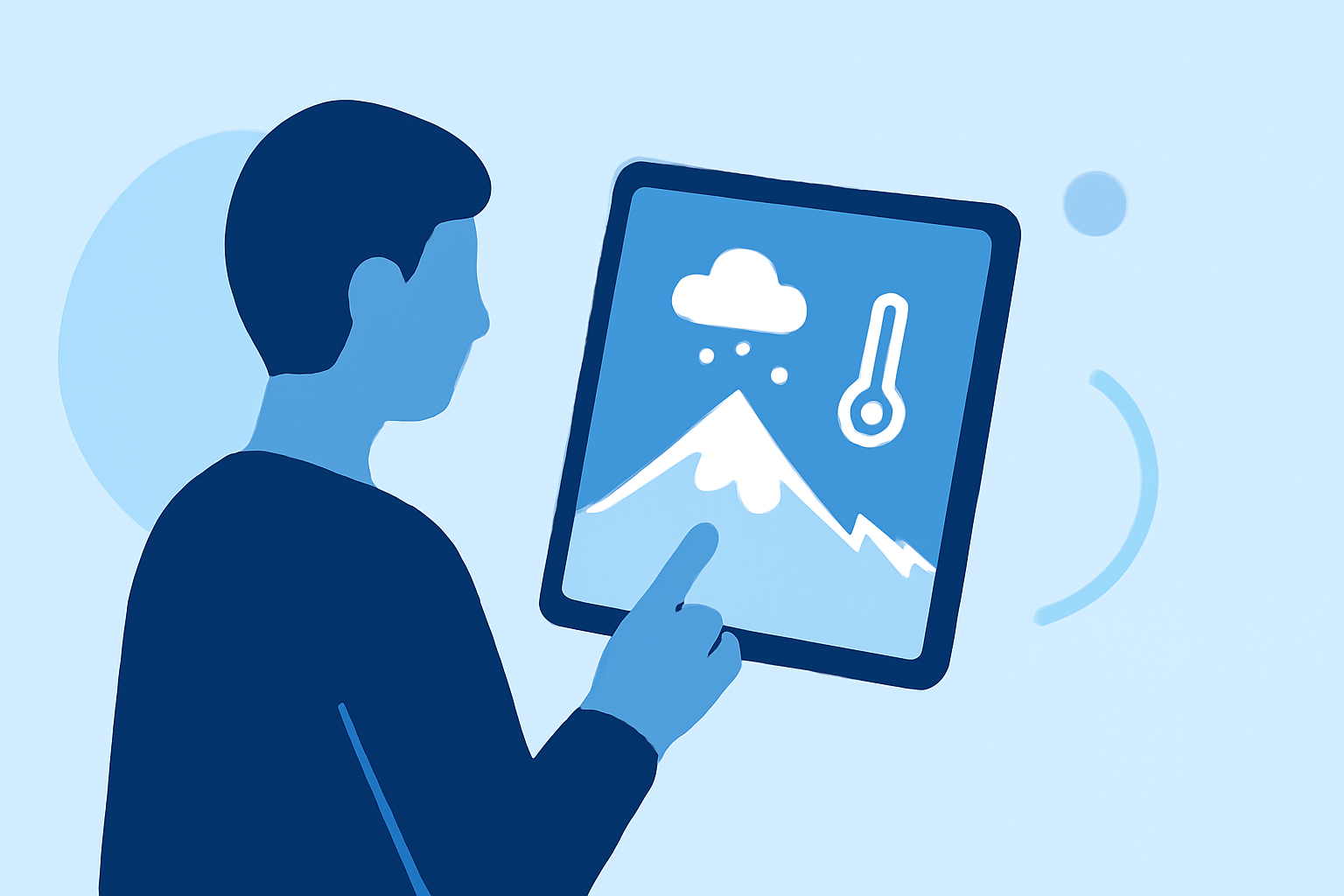 Essential Tips for Using Your Tablet to Check Skiing Weather