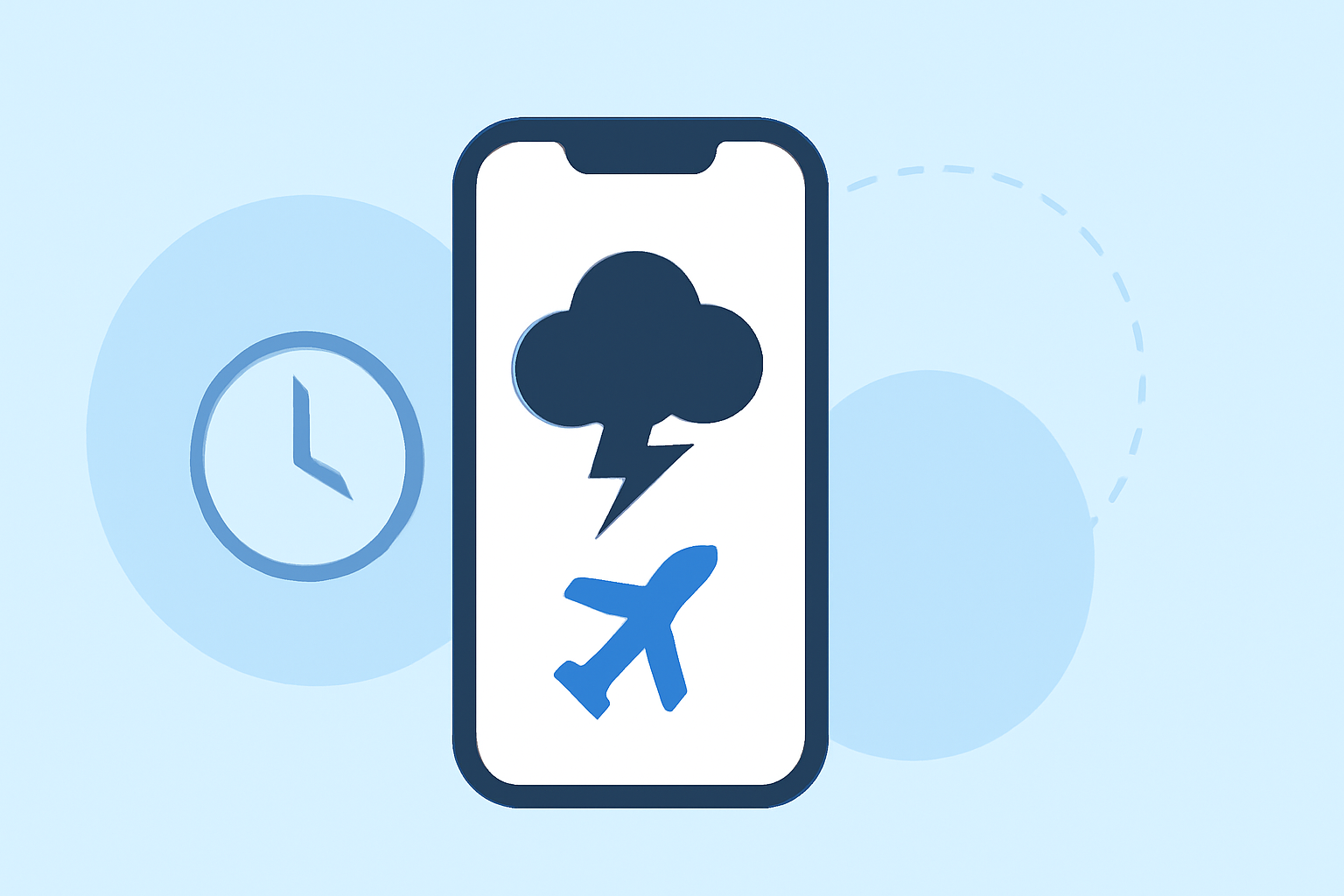 Timing Flights Around Storms: A Guide for iPhone Users