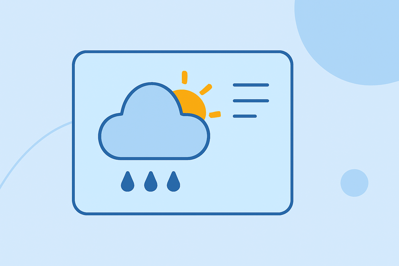 Understanding Weather Widget Data Choices