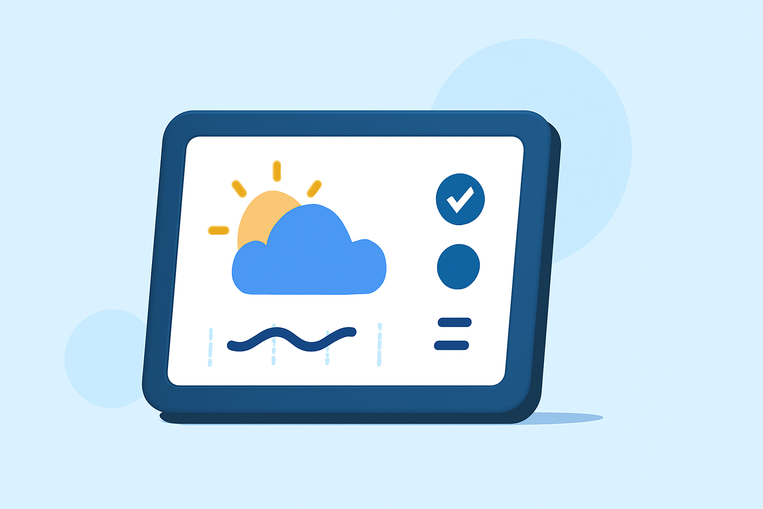Understanding Weather Forecast Confidence Intervals for Smart Displays