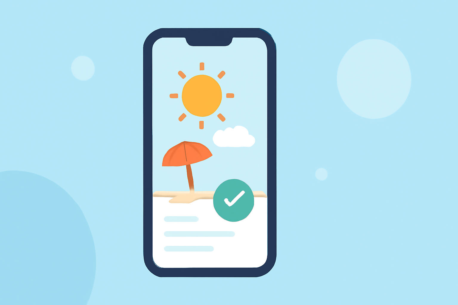Essential Beach Destination Weather Checklist for Your Phone
