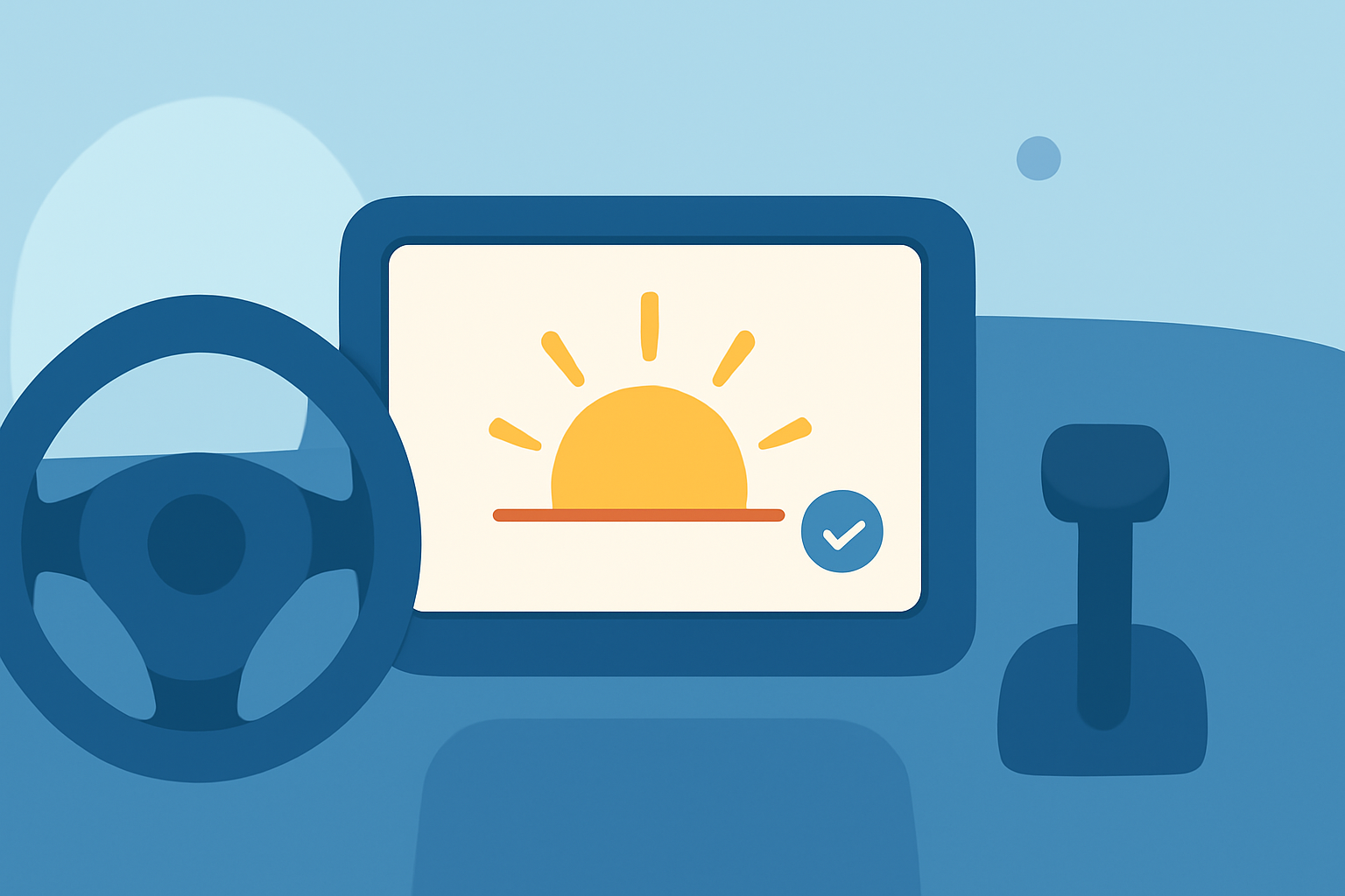 Setting Up Sunrise Notifications in Your Car