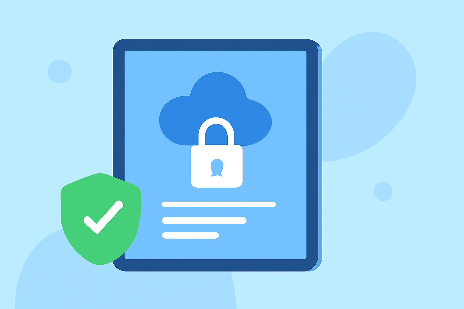 Easy Weather App Privacy Basics on a Tablet