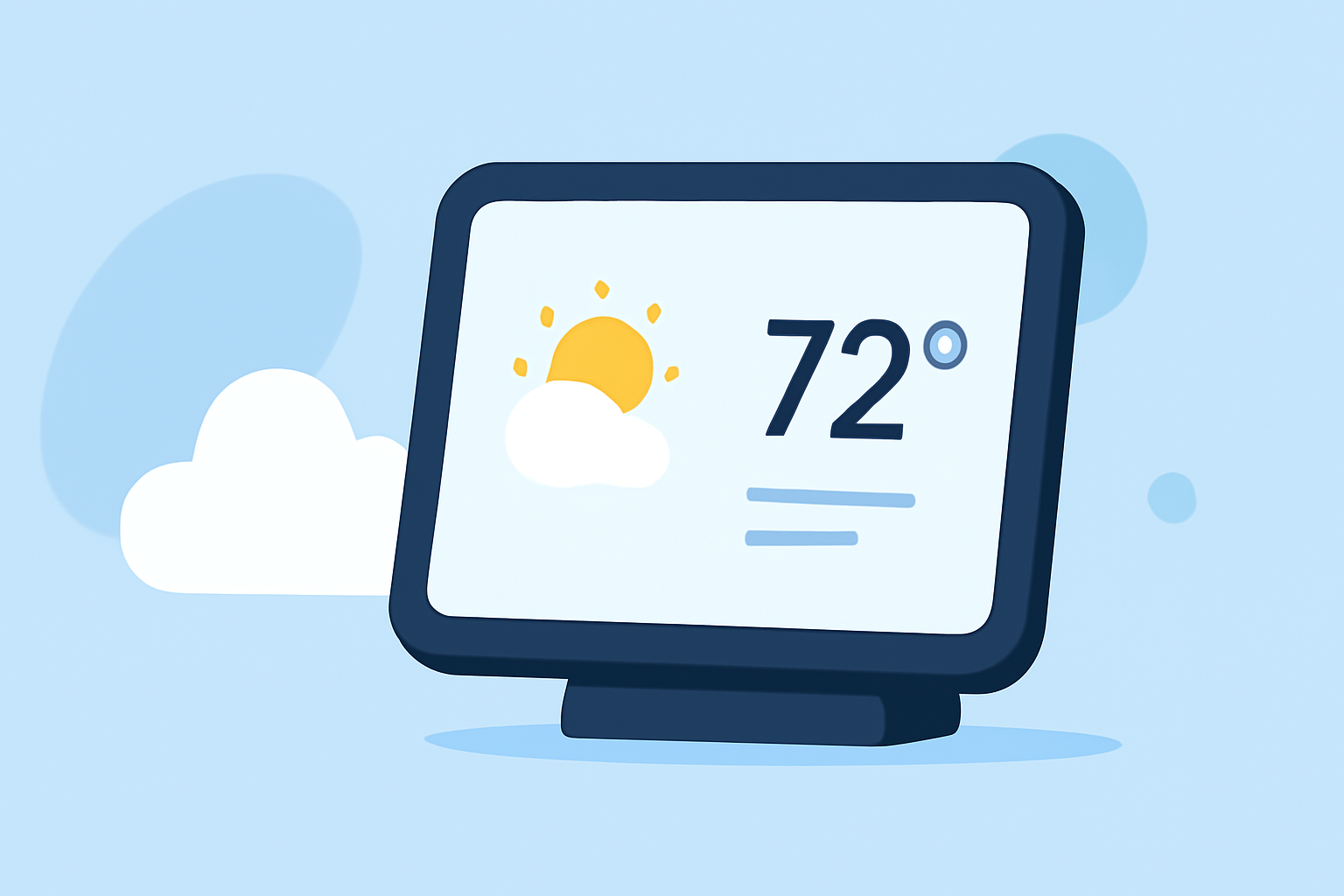 An Introduction to Weather for Outdoor Barbecue on a Smart Display