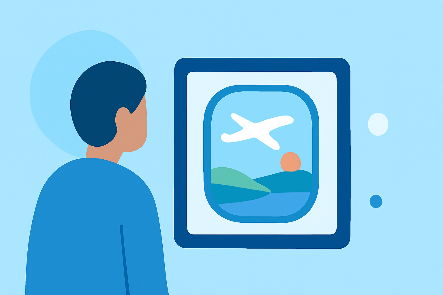 Creating Stunning Plane Window Montages for Family Trips