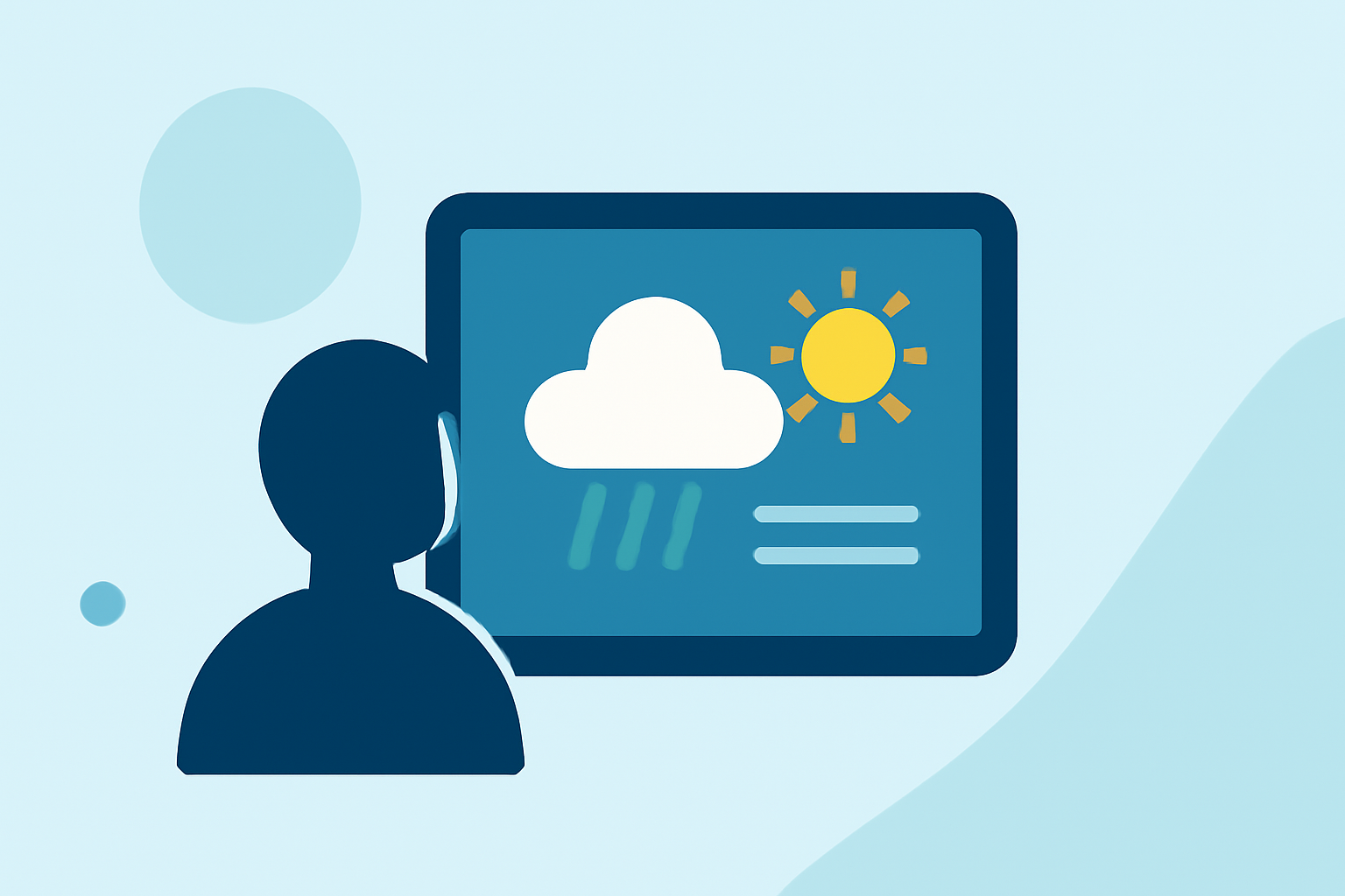 Weather Tips for Outdoor Festivals on iPad