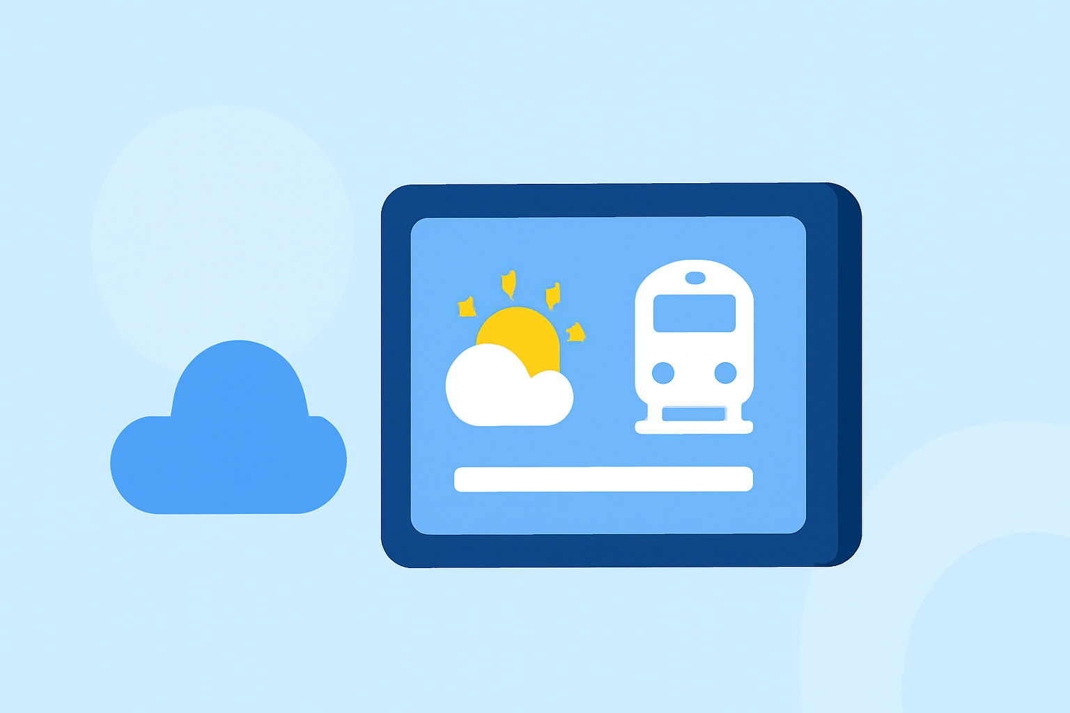 Weather for Trains: A Guide to Smart Displays