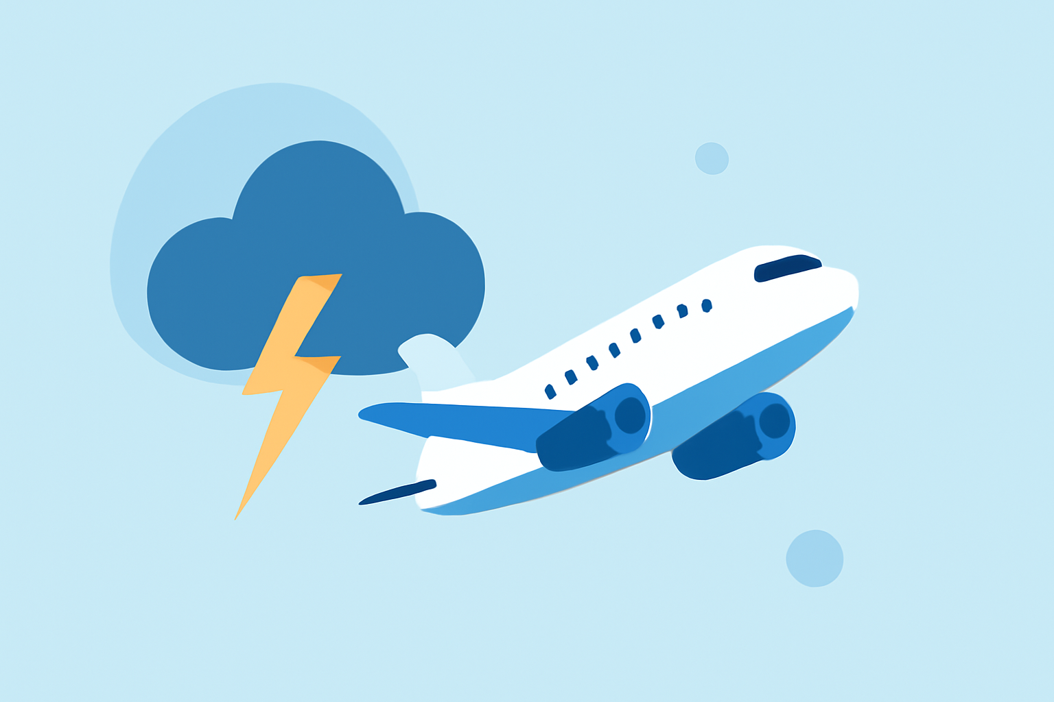 Understanding Quick Flight Delays from Thunderstorms at Airports