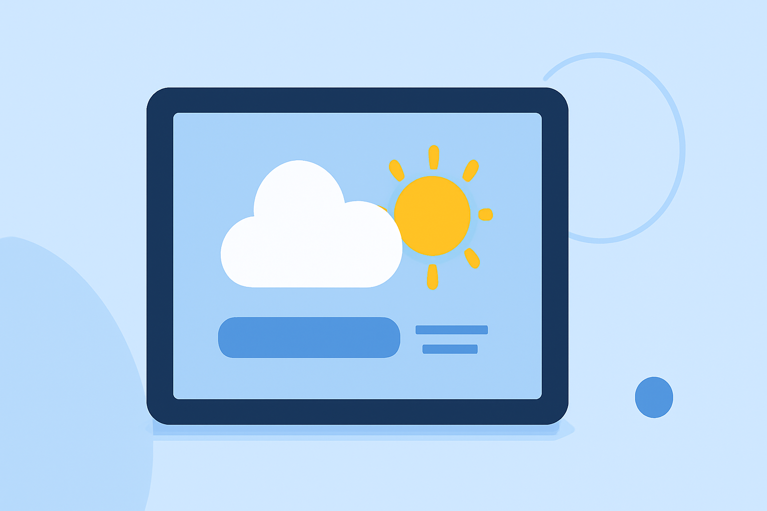 Understanding Weather Smart-Stack Widgets on Tablets