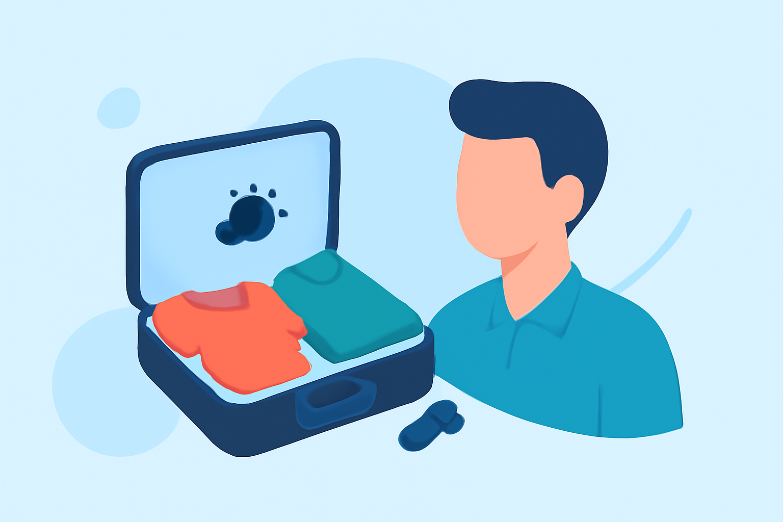 Easy Weather-Aware Packing During Travel Days