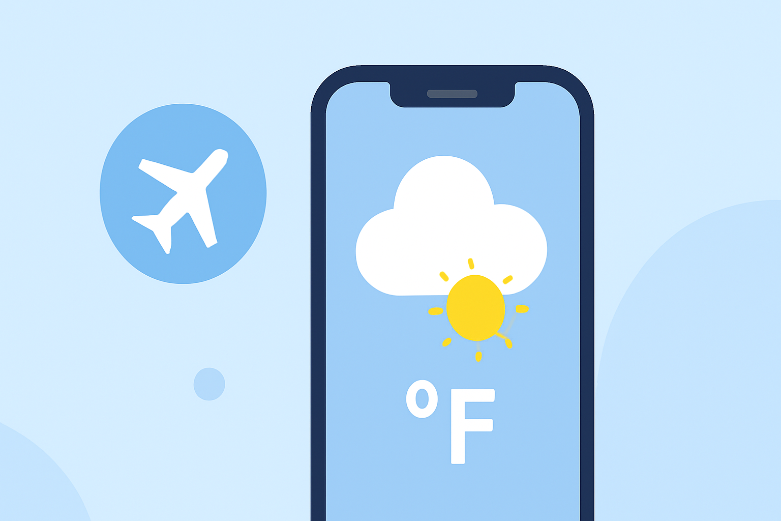 How to Check Weather at Your Arrival Airport on Your Phone
