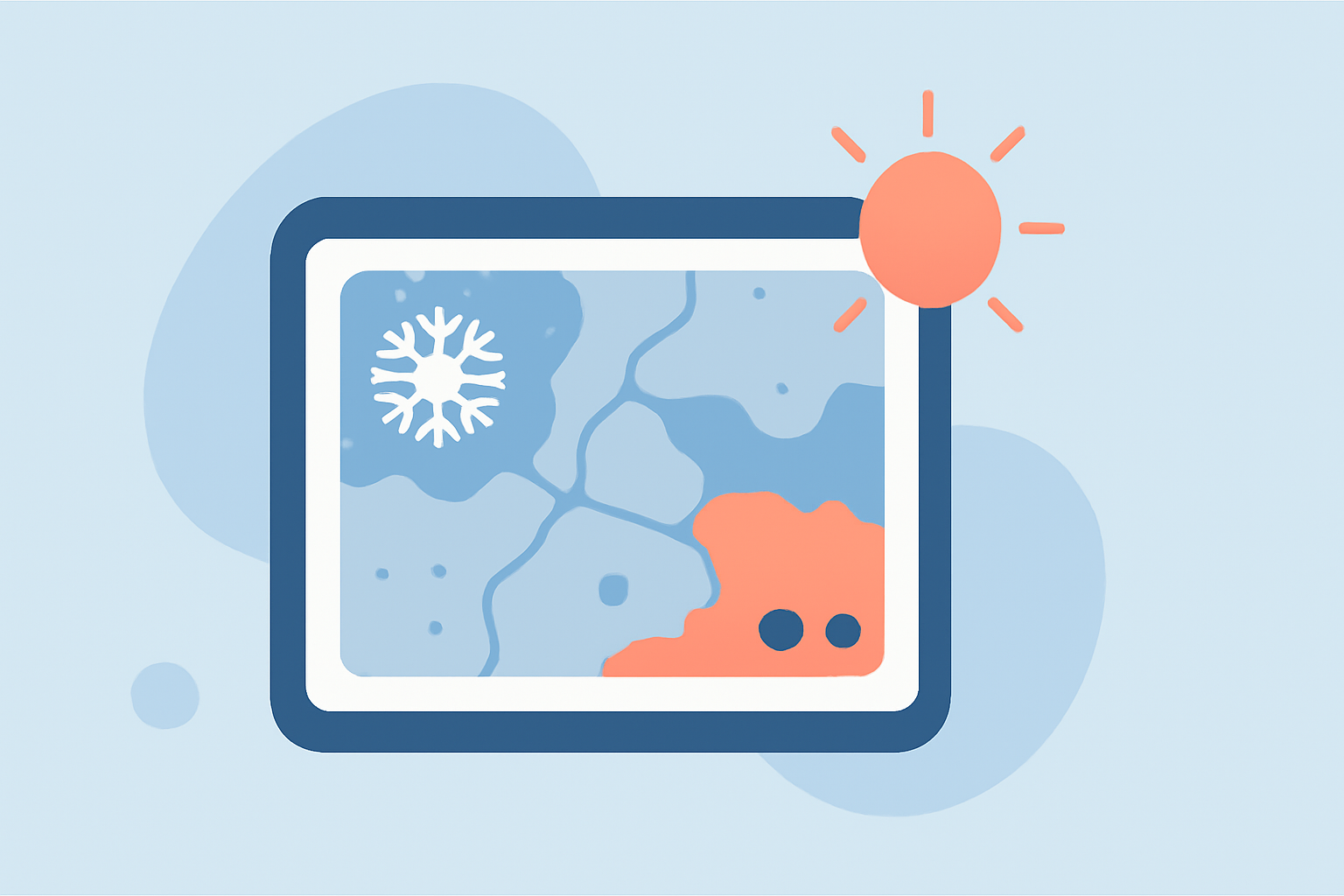 Understanding Snow Maps During Heat Waves