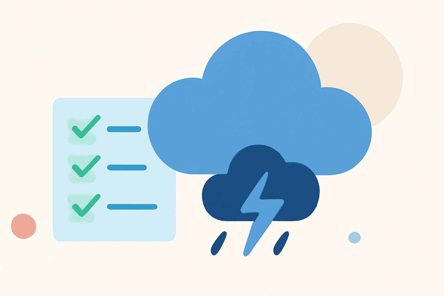 Weather for Honeymoons Checklist During Severe Weather