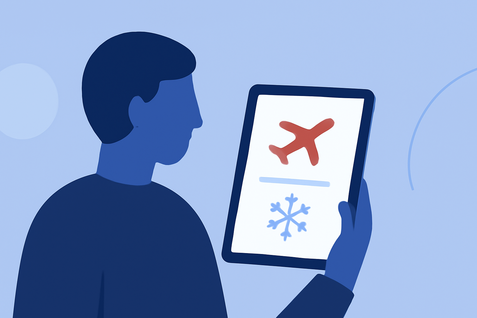 How to Stay Informed About Flight Delays Due to Snow on Your iPad