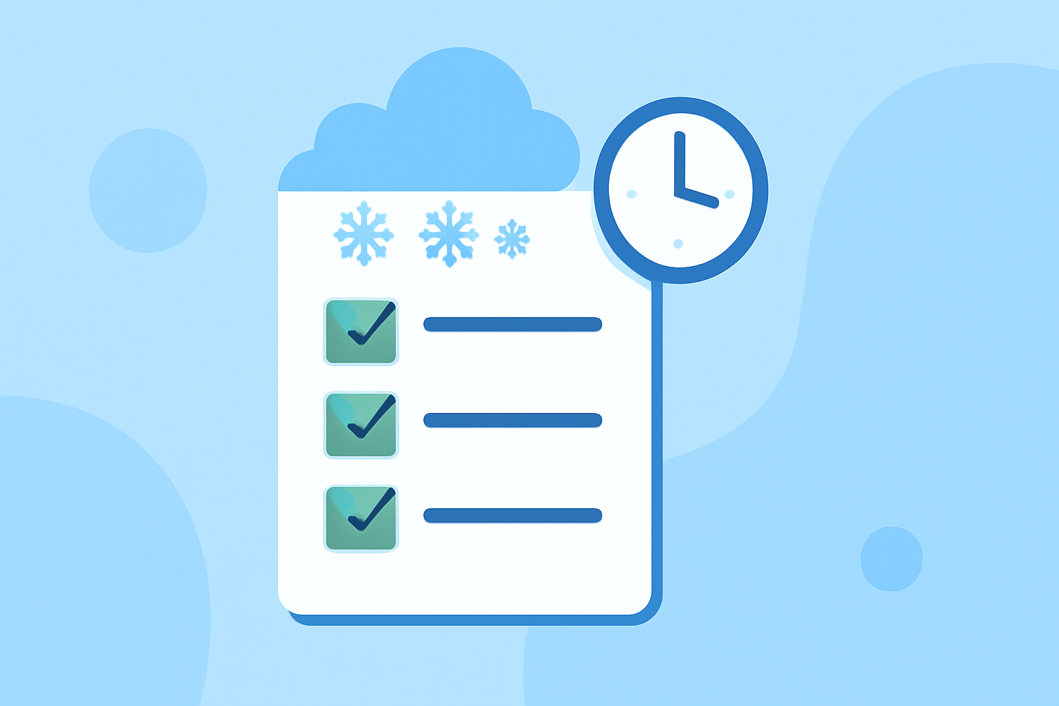Snow Start Time Checklist for Winter Workouts