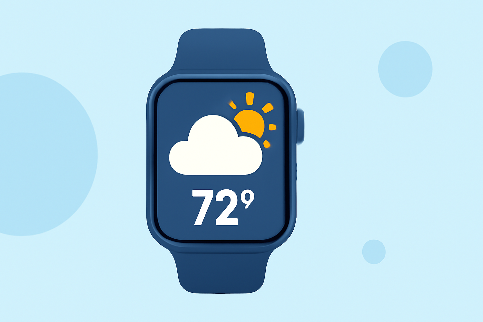 Large Weather Widgets Guide on Apple Watch