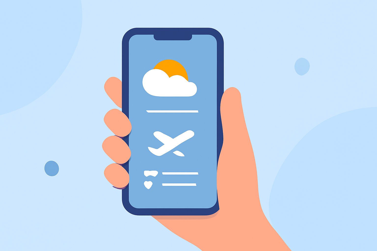 Your Essential Destination Weather and Flight Timing Checklist on Your Phone