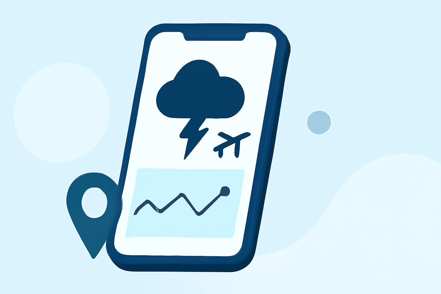 How to Monitor Flights Around Storms Using Your Smartphone