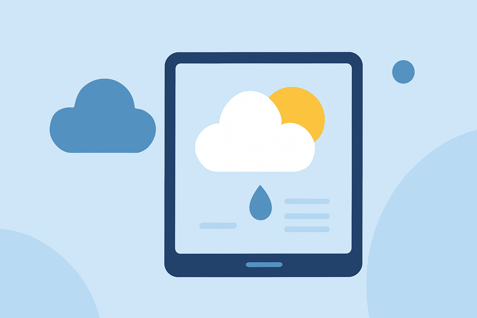 Quick Weather for Road Trips on iPad