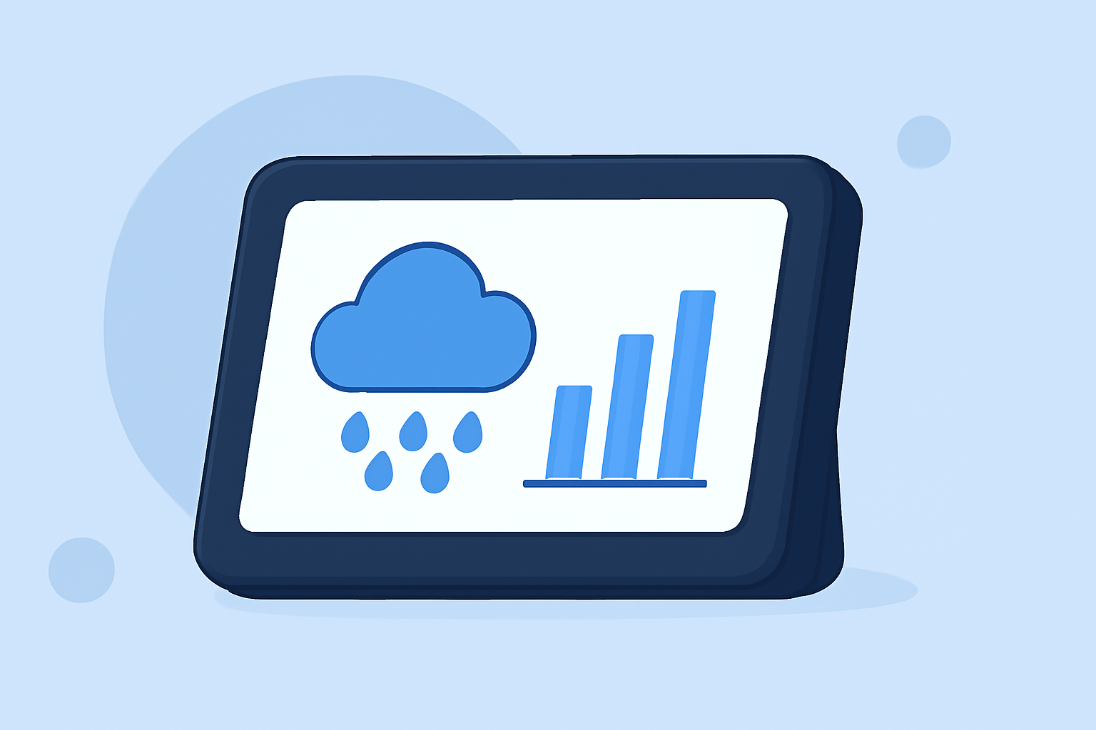 Precipitation Accumulation Tricks on a Smart Display