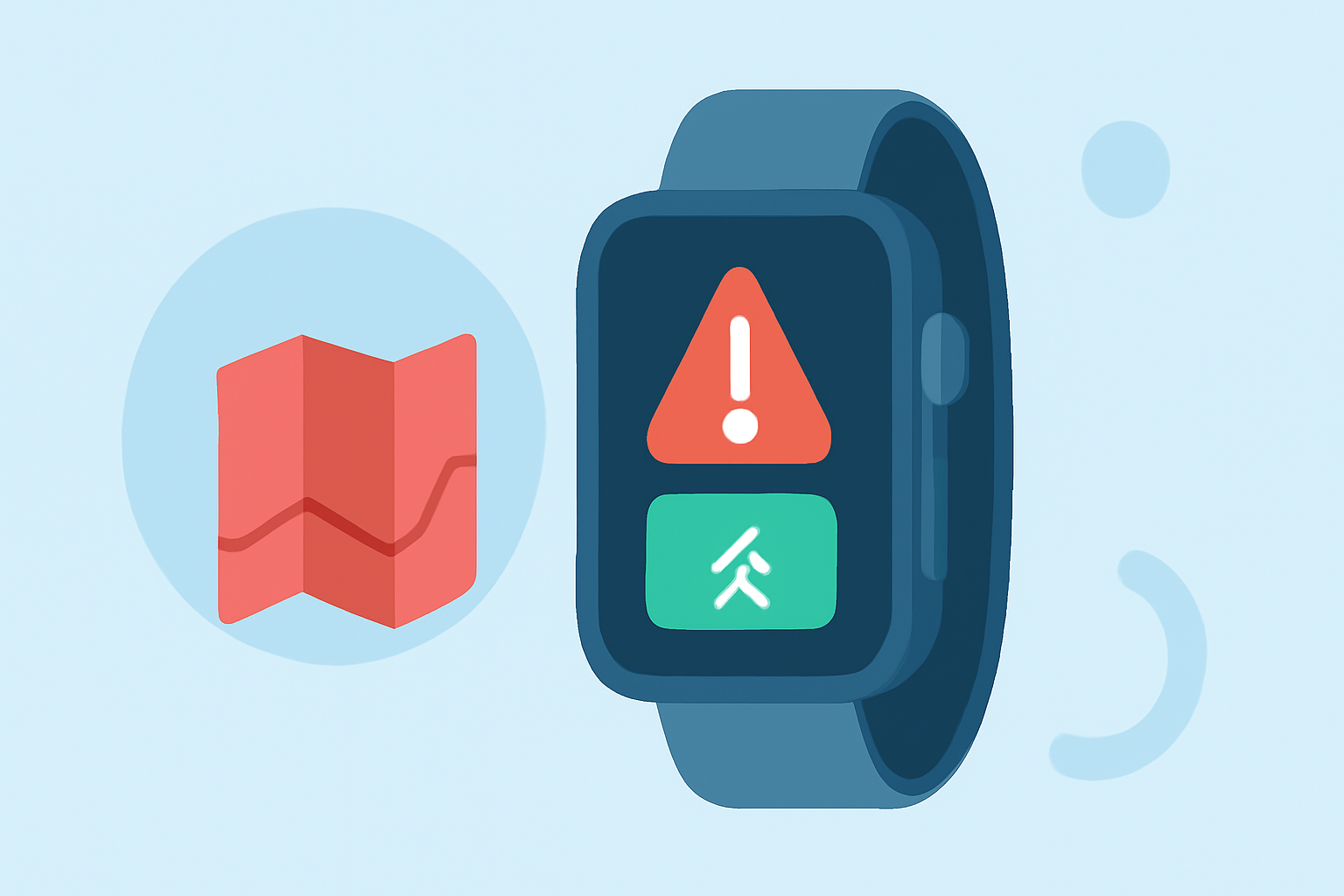 Quick Severe Weather Evacuation Plans on Wear OS