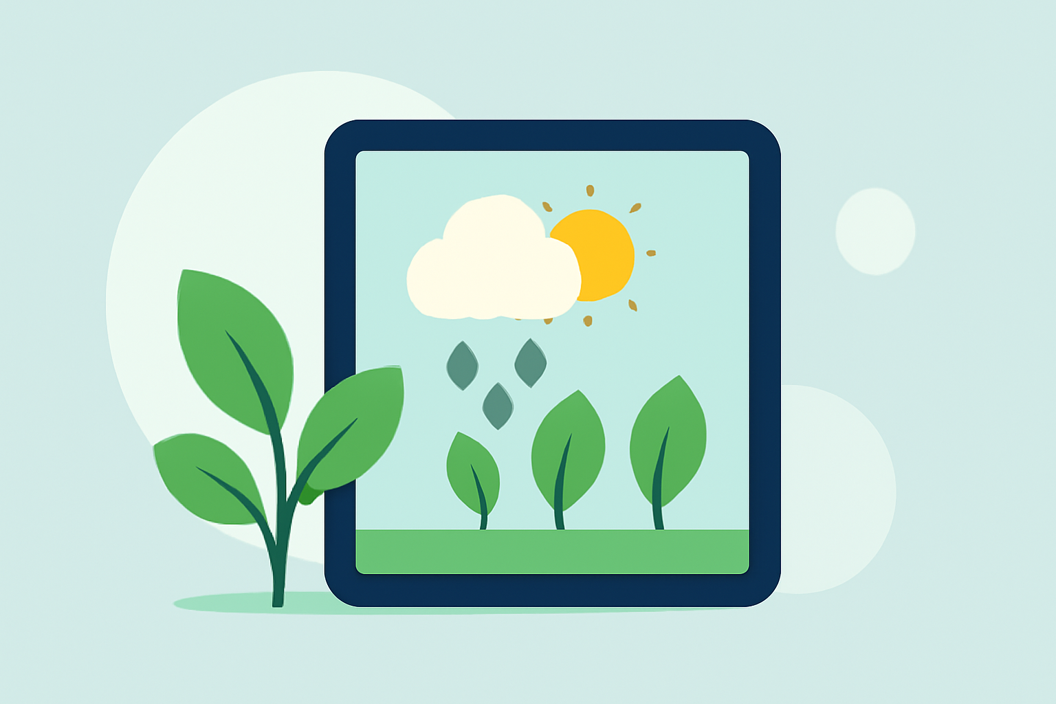 Essential Weather Insights for Vegetable Growing on Your Tablet