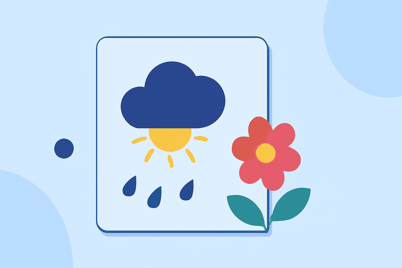 Weather for Flower Growing Examples