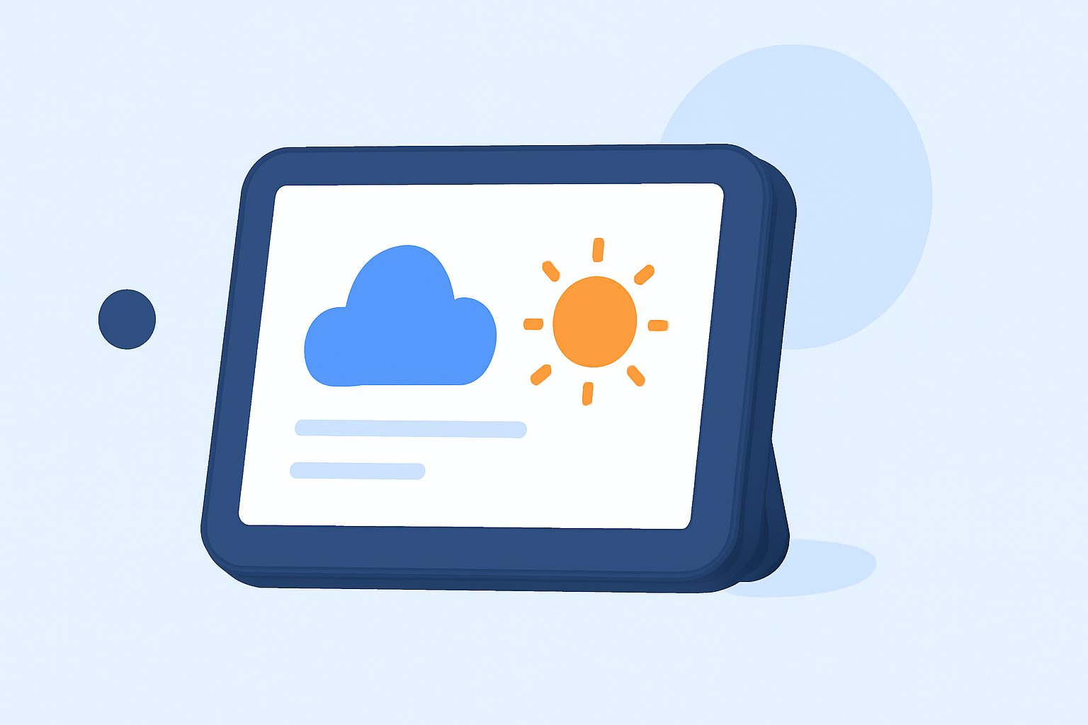 Weather for Group Trips Cheat Sheet on Smart Displays