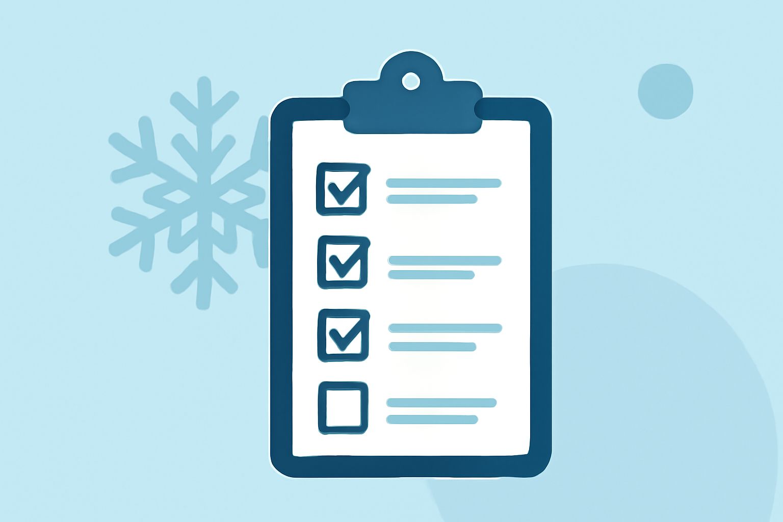 Snow Accumulation Checklist for Winter Workouts