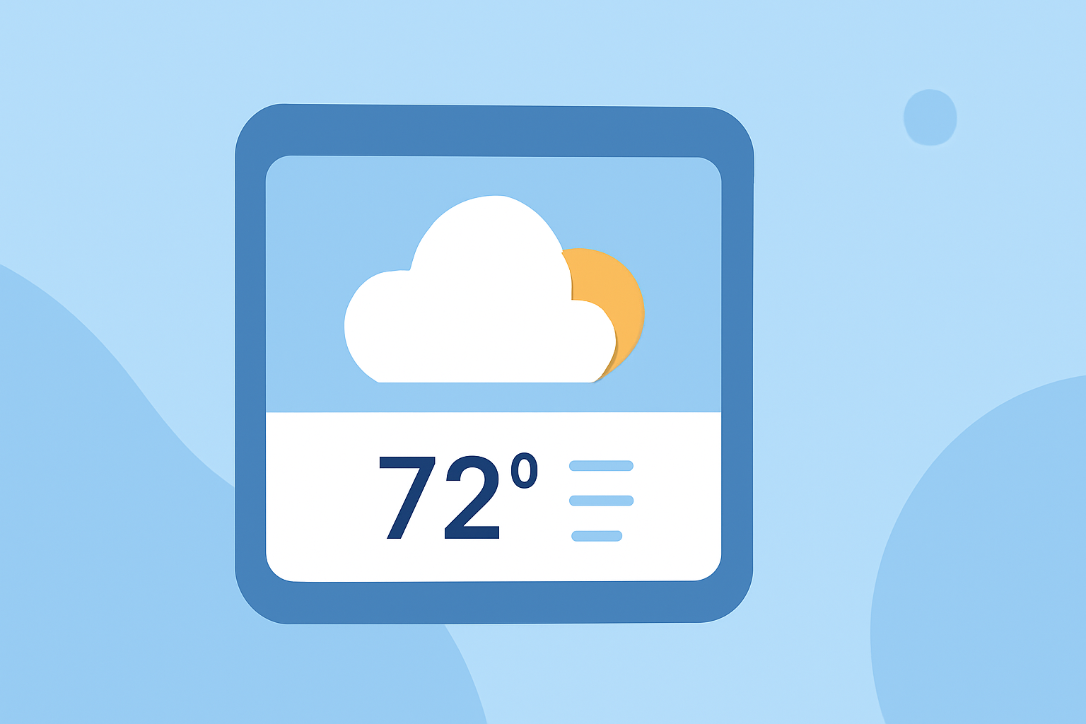 Exploring Large Weather Widgets: Examples and Best Practices