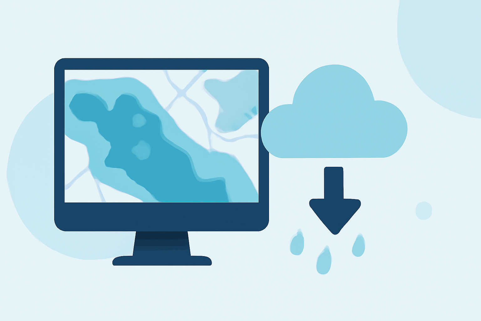 Understanding Water Accumulation Maps During Severe Weather