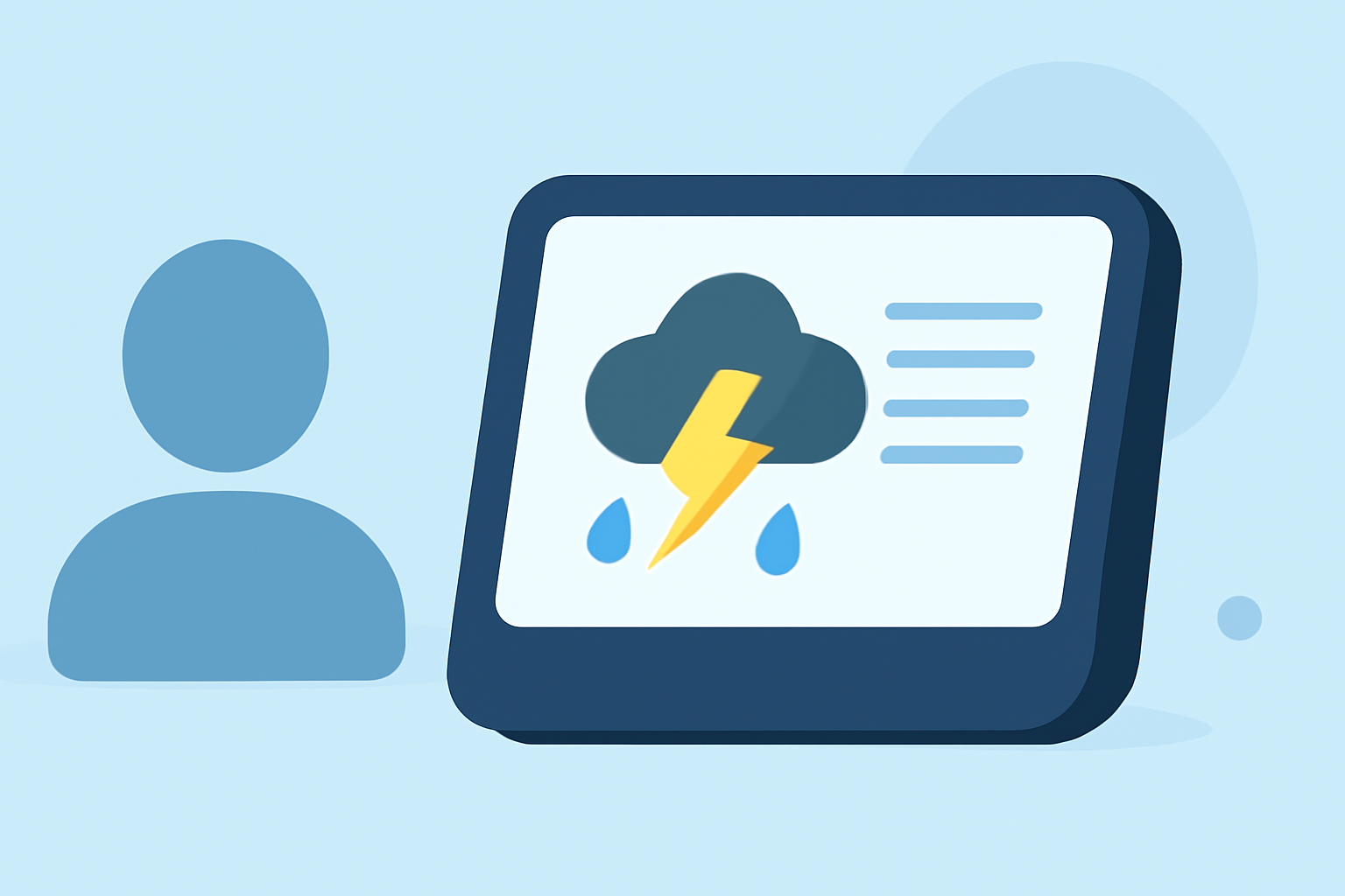 Thunderstorm Basics Tracked Effectively on Your Smart Display