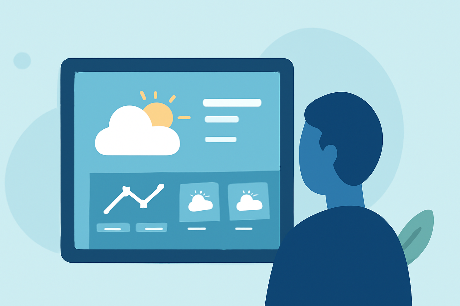 Easy Weekend Weather Planning on a Tablet
