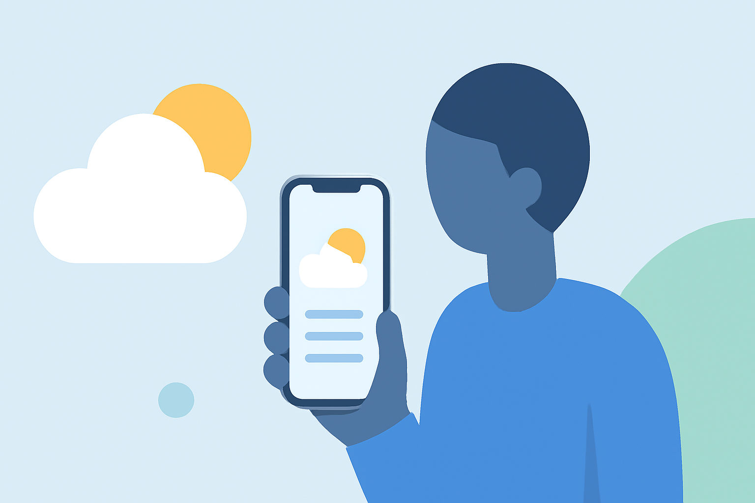 Getting Started with Weather for Working from Home on iPhone